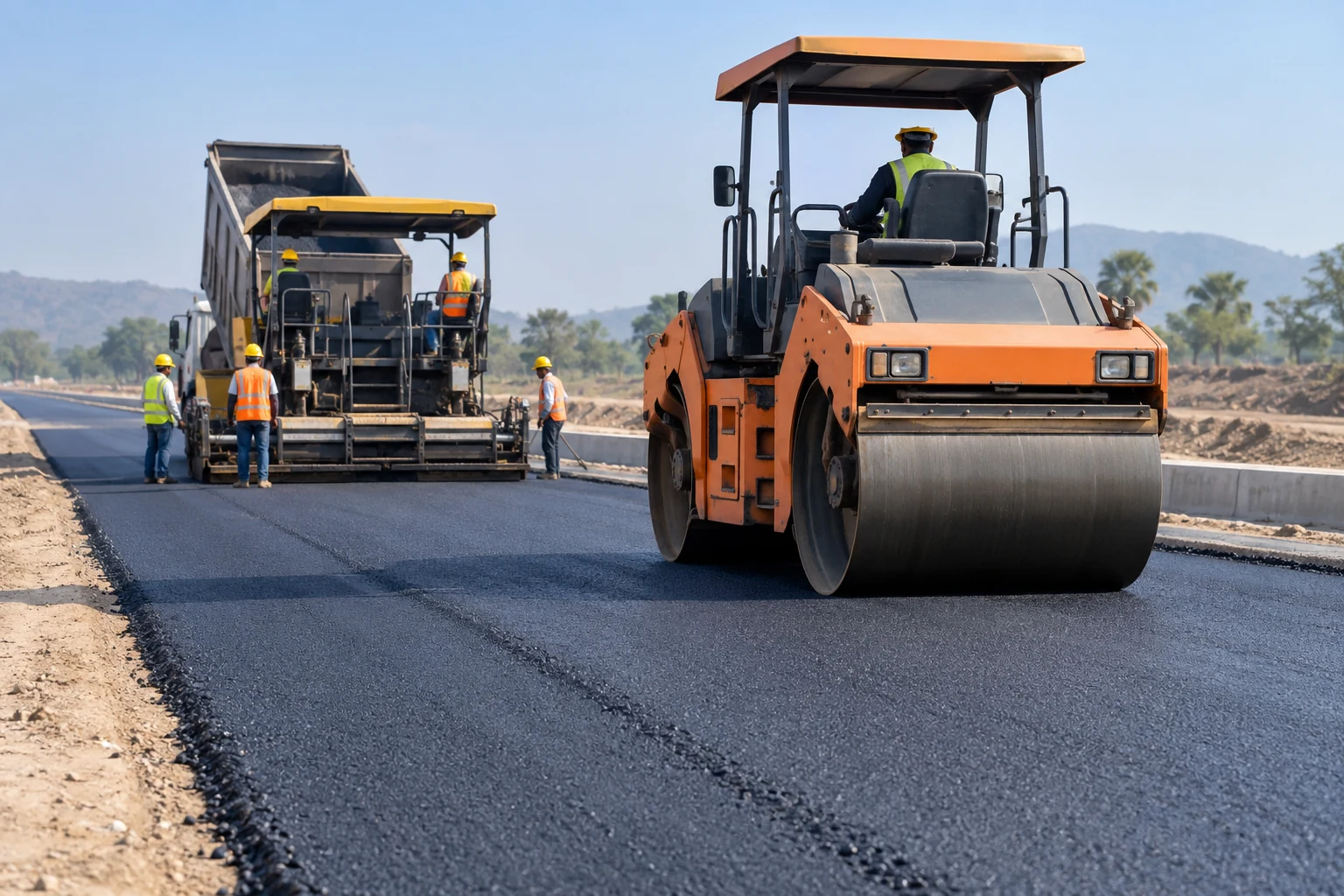 Road Work illustrative project visual